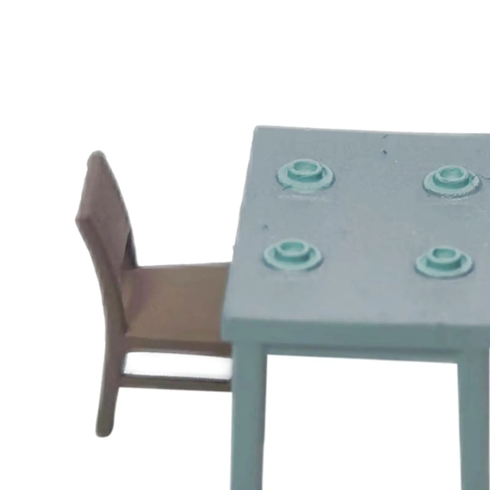 3 sztuki 1:87 Meble do domku dla lalek Wróżkowy ogród Model pociągów Układ scenerii