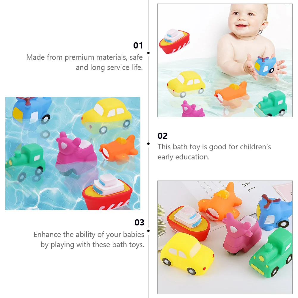 Jouets de bain pour enfants, baignoire, HOPlaything, douche, plage, dos flottant, charmant