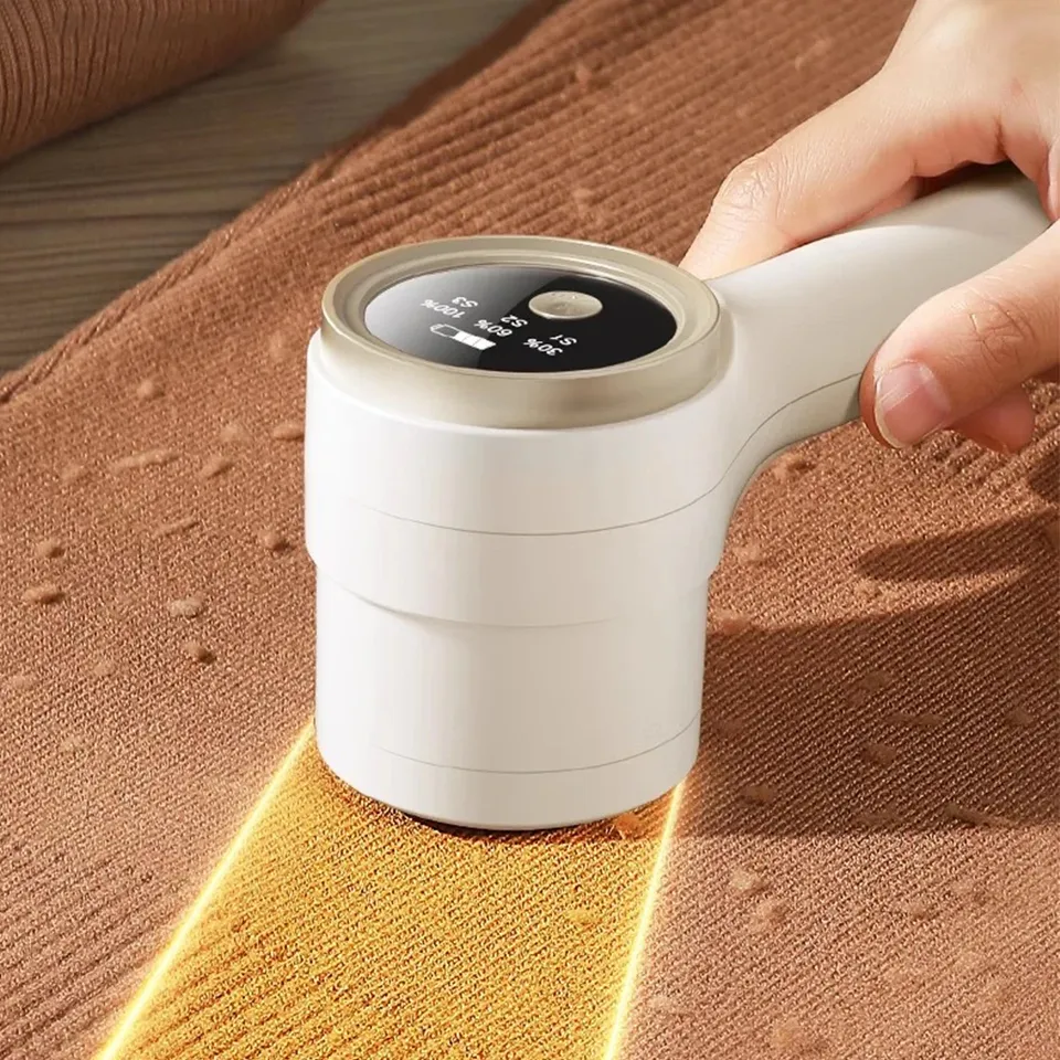  Lint Remover for Clothing Electric Fuzz Pellet Remover LED Display Rechargeable for Clothes Portable Fabric Shaver Fluff Remover 