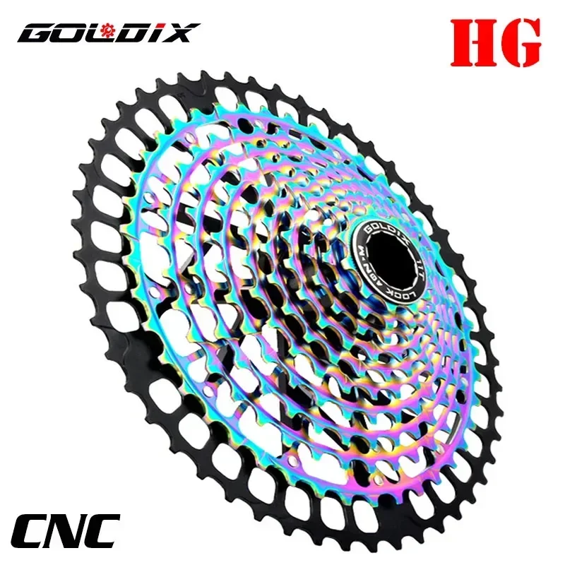 GOLDIX MTB 11/12speed Cassette HG Standard 11-46T 11-50T Ultralight CNC Integrated Molding 11/12s Sprocket Ultimate Bike Parts