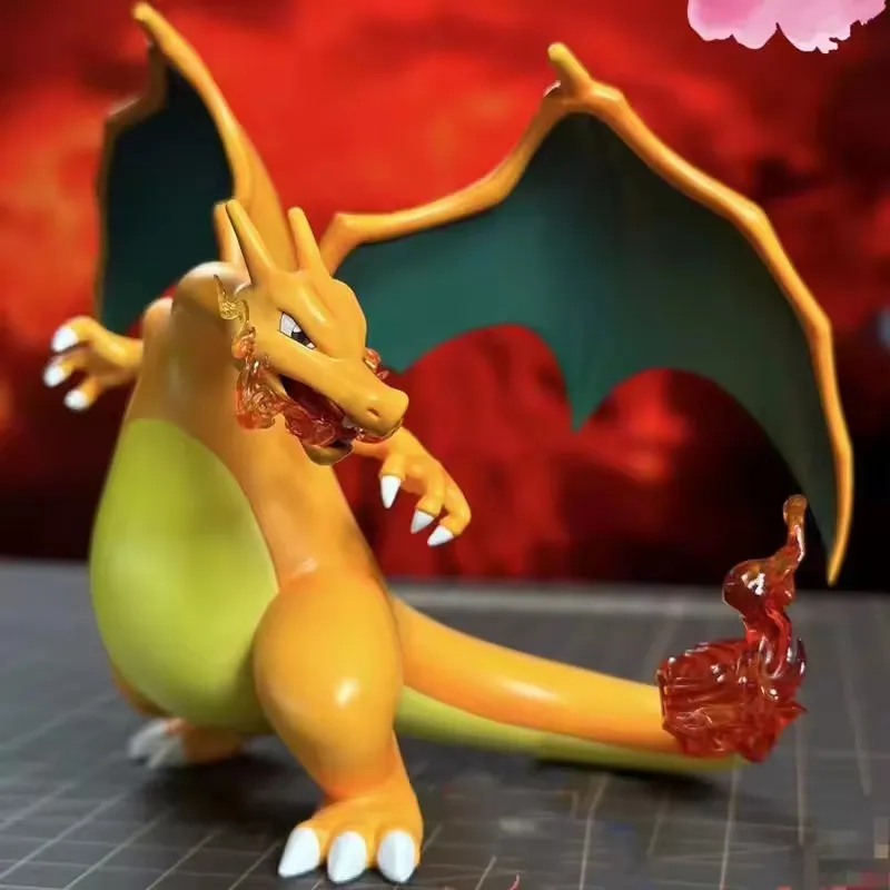 ポケモンフィギュア 11 センチメートル Dragonite フィギュアペット動物魔神スピットファイアリザードンメガ X 置物 Pvc モデルルームデコラおもちゃクリスマス Fo