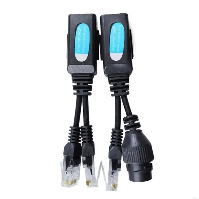 k05 RJ45 Ethernet POE Splitter Combiner Power And Data Transmission For IP Equipment