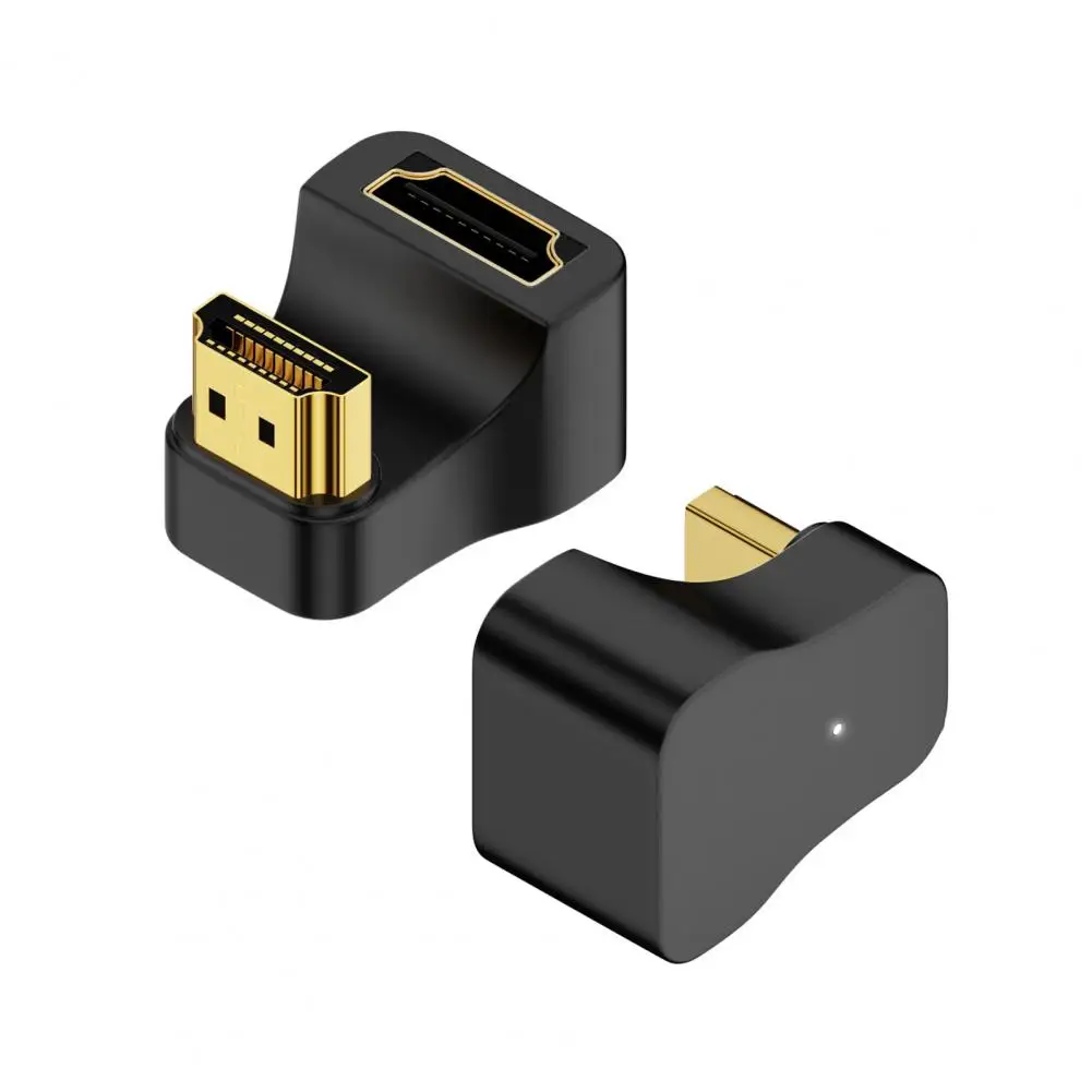 Adattatore da maschio a femmina compatibile Hdmi Ultra-trasparente 8k con indicatore luminoso supporto Uhs2.1 4k compatibile con Hdmi 2.1 femmina