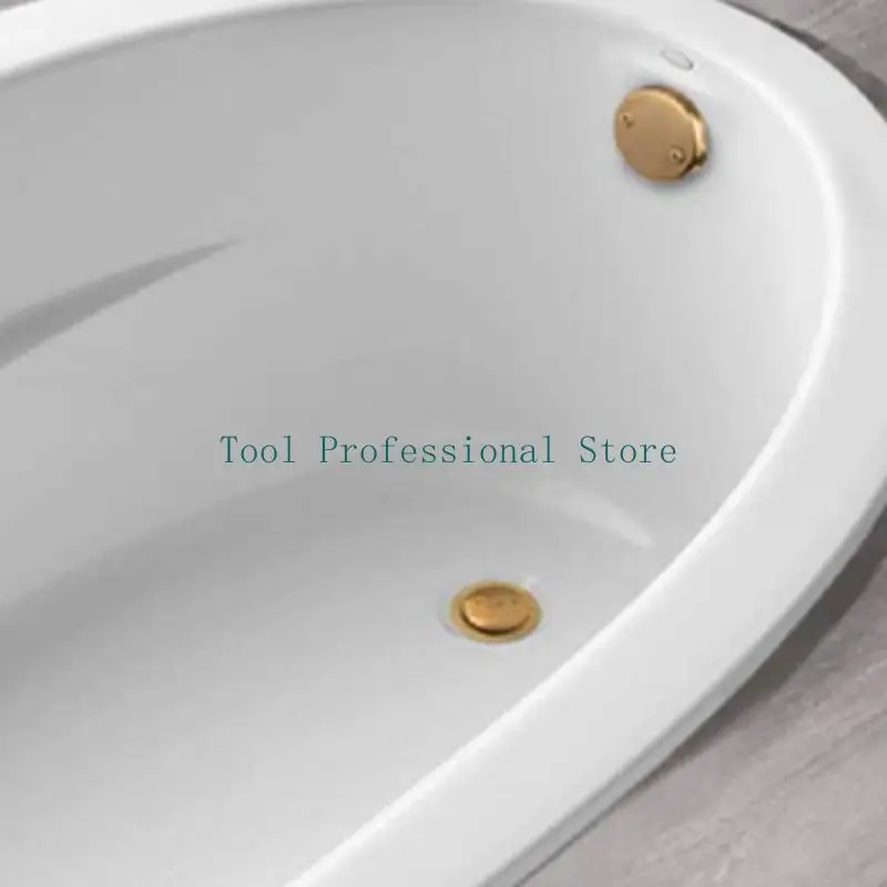 57QF حوض الاستحمام حوض استنزاف تحويل أطقم حوض الاستحمام استنزاف السدادات قابس التصريف مع فتحتين يفيض فاسبلاتيس لحوض قائم بذاته