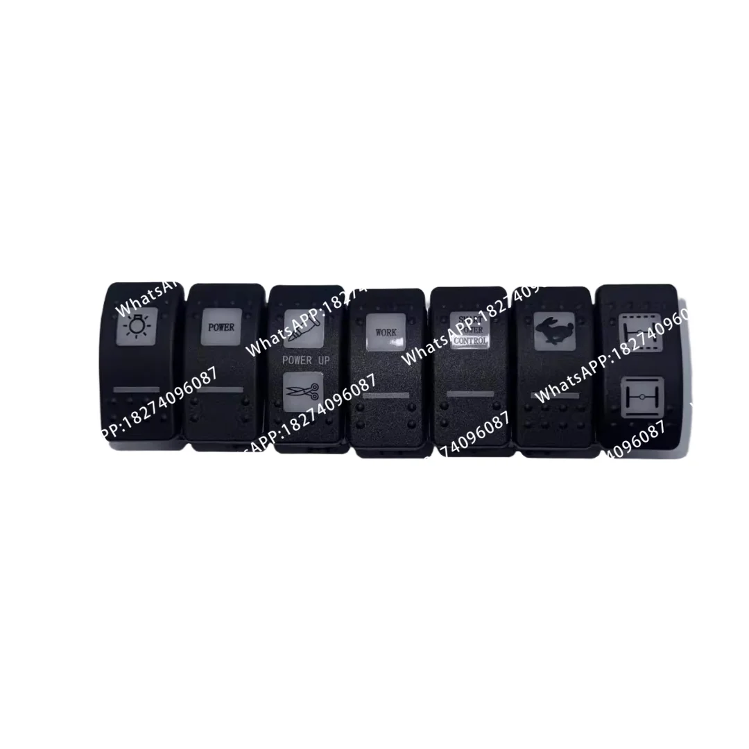 Applicable DX75/150/215/260/380-9C excavators Balance adjustment rocker switch Light switch