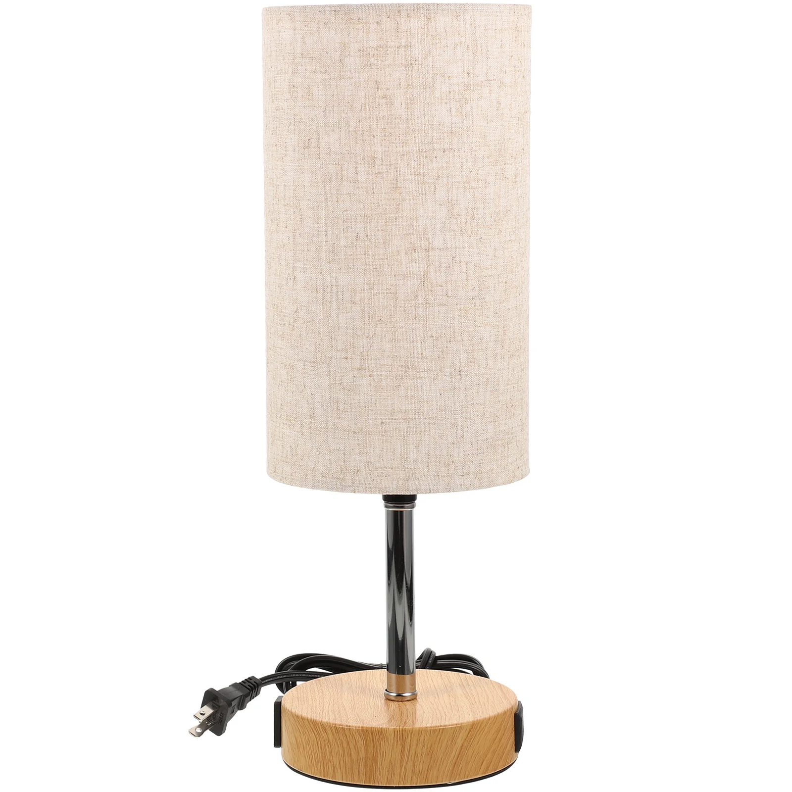 

Fabric Shade Table Lamp Small Lamps for Spaces Aesthetic Nightstand Living Room Unique Decorative