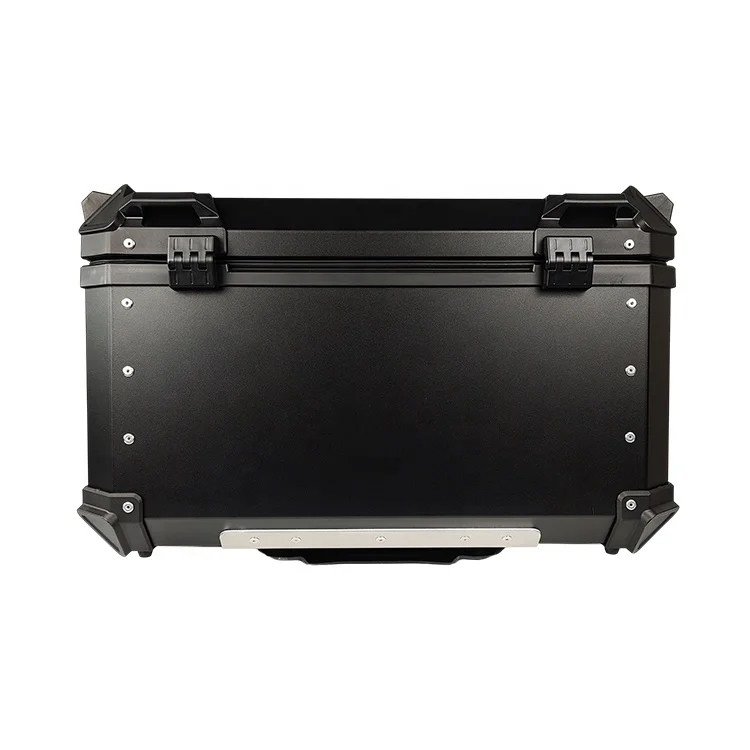 65L Black F2-MOTO Motorcycle Trunk Aluminum Tail Boxes Top Case Motorcycles