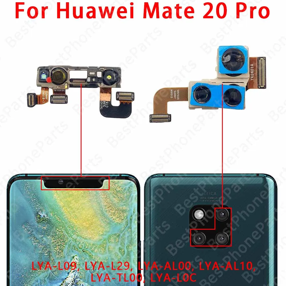 Selfie Front and Rear Back Camera For Huawei Mate 20 Pro Mate20X