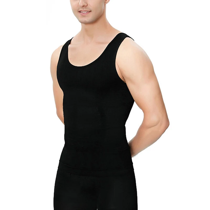 New Sweat Absorbent Body Shaping Sports Corset Vest Slimming Vest Men\'s Underwear Waist Cincher Corset Belly Body Shapewear