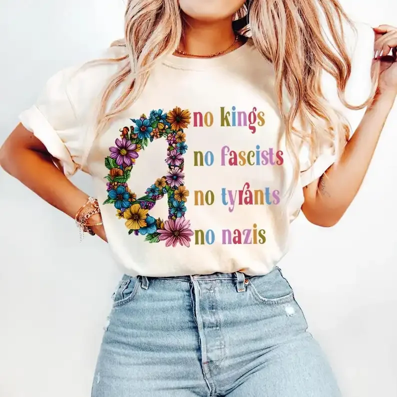 Political Statement Protest Apparel Resist Tee Rejecting Republican Oligarchy Unisex Short Casual All-match Printed T-shirt Tops