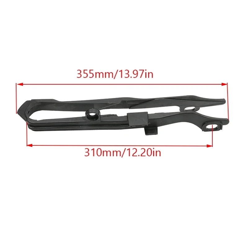 For Honda CR125R CR250R CRF250R CRF450R CRF250X 450X 2009-2013 Rubber Motorcycle Red and Black Swingarm Chain Slider Guide Guard