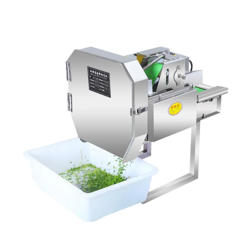 Vege  Canteen Commercial Automatic Slicer Cutting Green Onion Leeks Cutting Pickled Cabbage Shredded Pepper