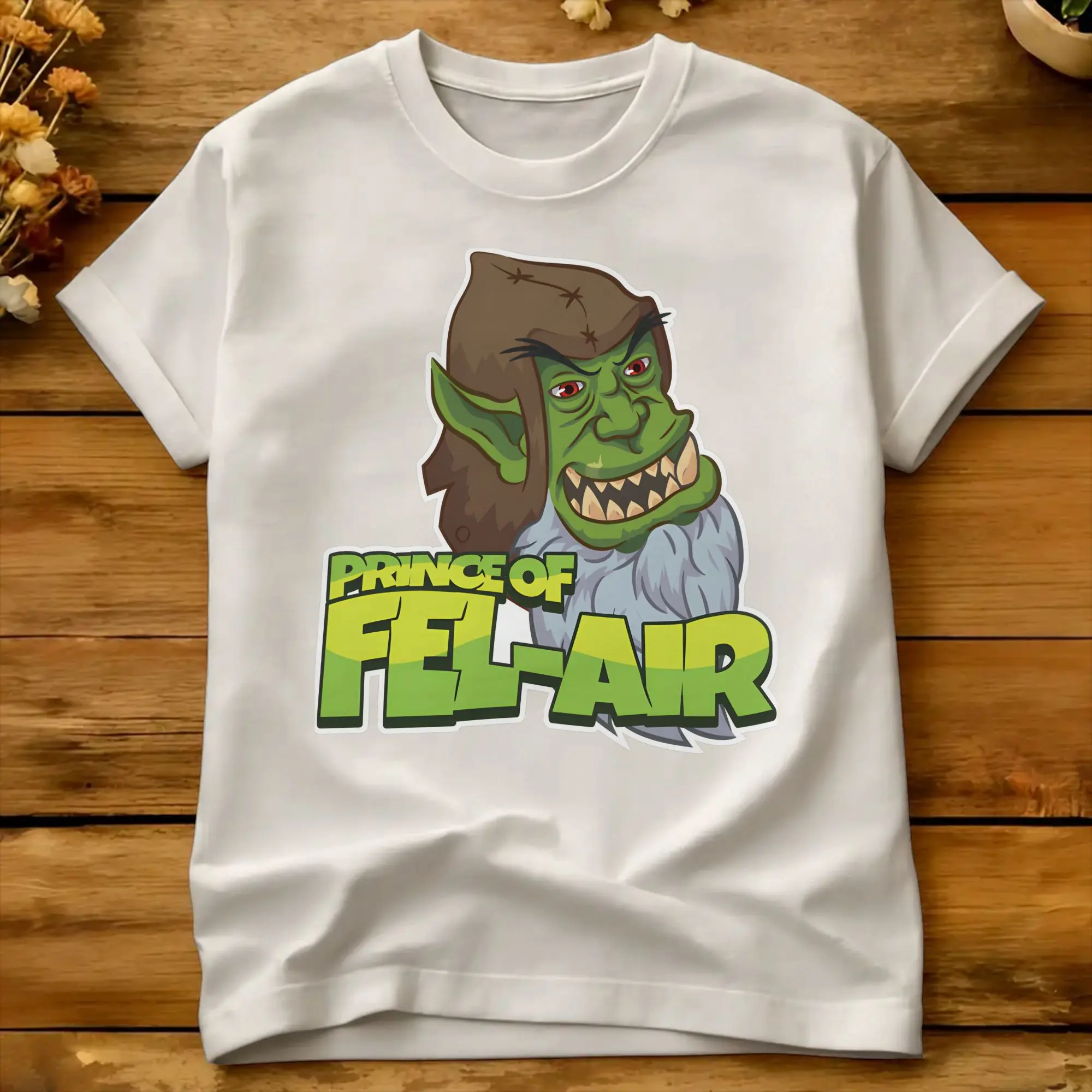 Camisetas Prince Of Fel-Air para hombre, camisetas 100% de algodón de World Of Warcrafts, camiseta de manga corta impresionante de verano, camiseta con cuello redondo