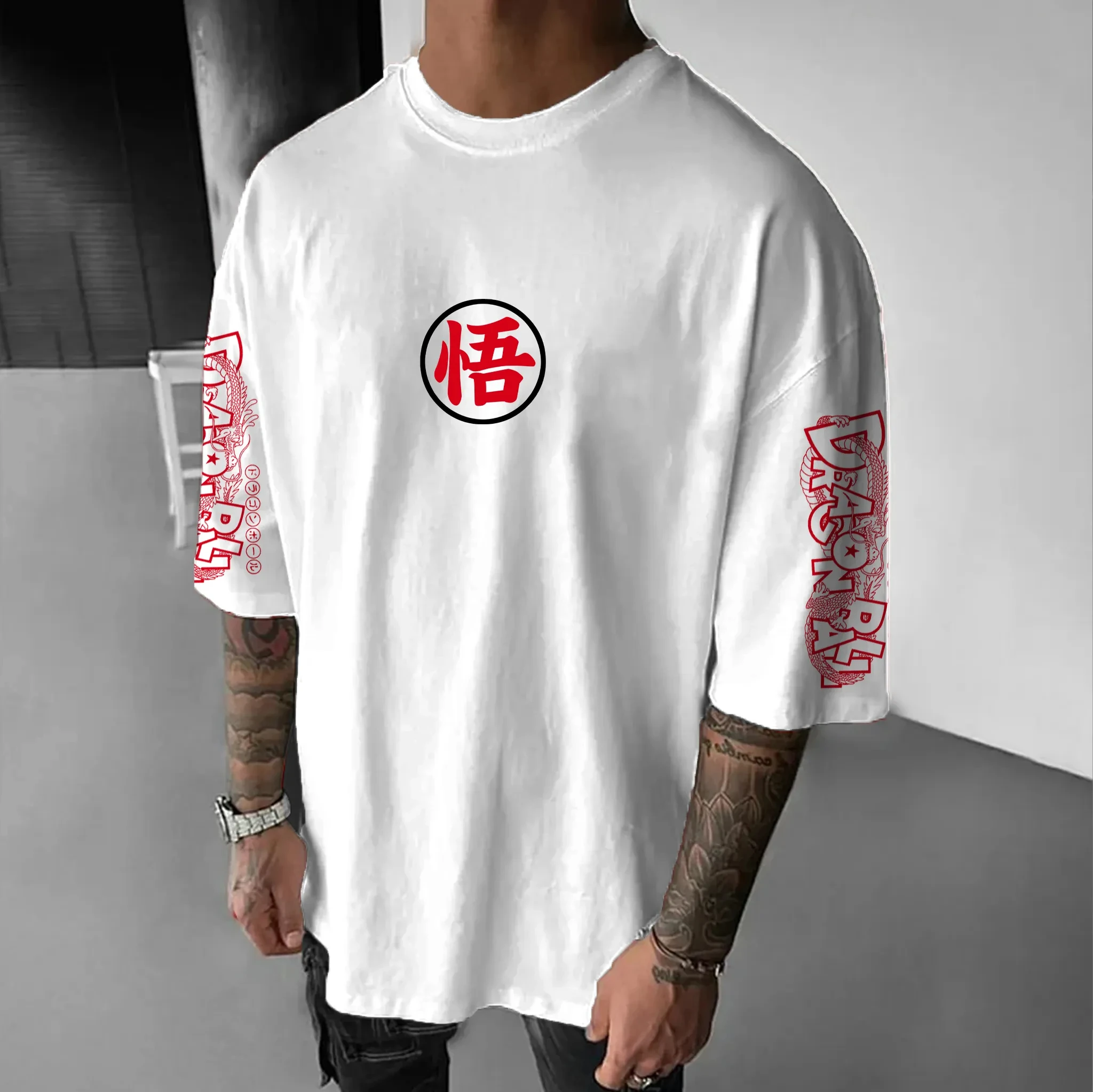 لعبة دراغون بول Wukong فيغيتا الطرفية تي شيرتات قصيرة الاكمام أنيمي 2025 الصيف الرجال والنساء القطن Harajuku توب Ins