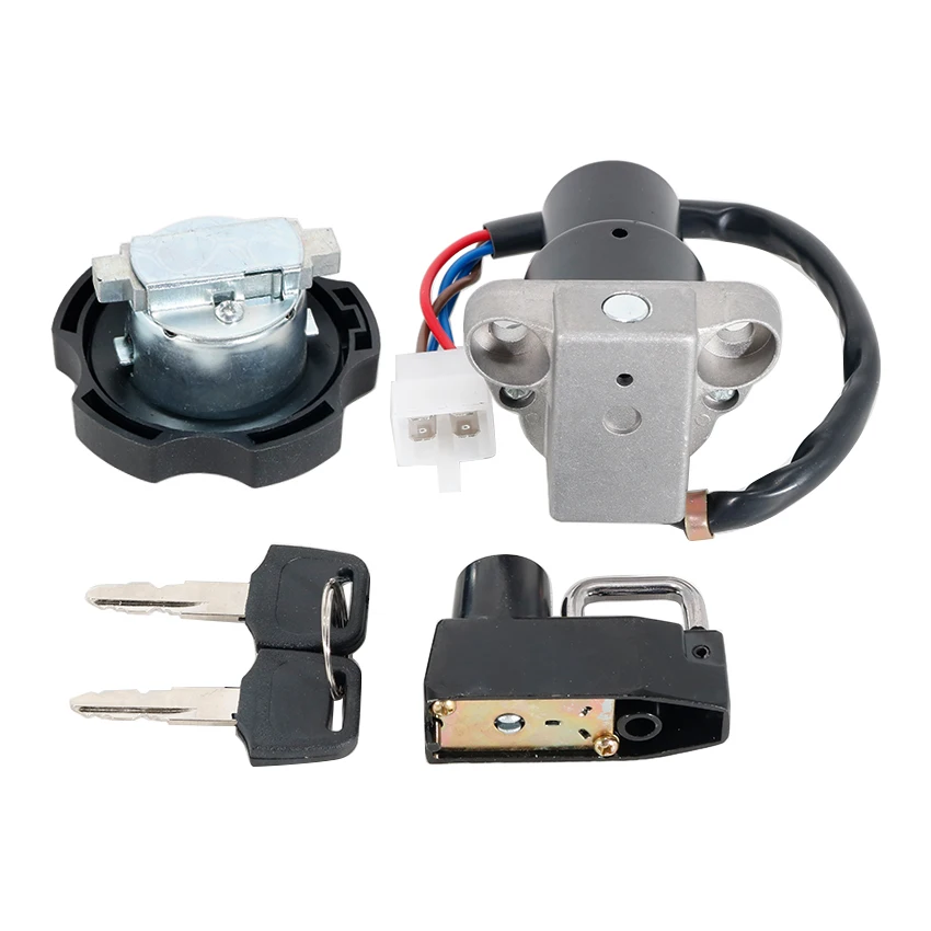 Motorcycle Ignition Switch Seat Lock Key Set For Yamaha XT600 1990-1995 Year 3TB-82501-10/3UY-82501-00/11H-24602-02/26H-21308-00