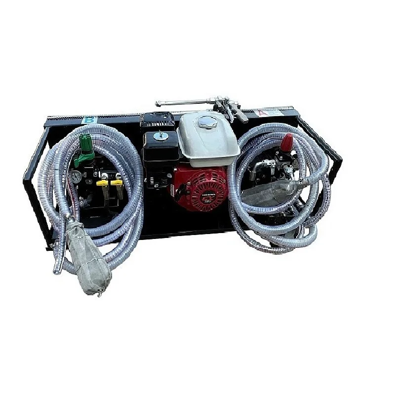2k Two Components Diaphragm Pump Quick Setting Liquid Rubber Coating Spray Machine