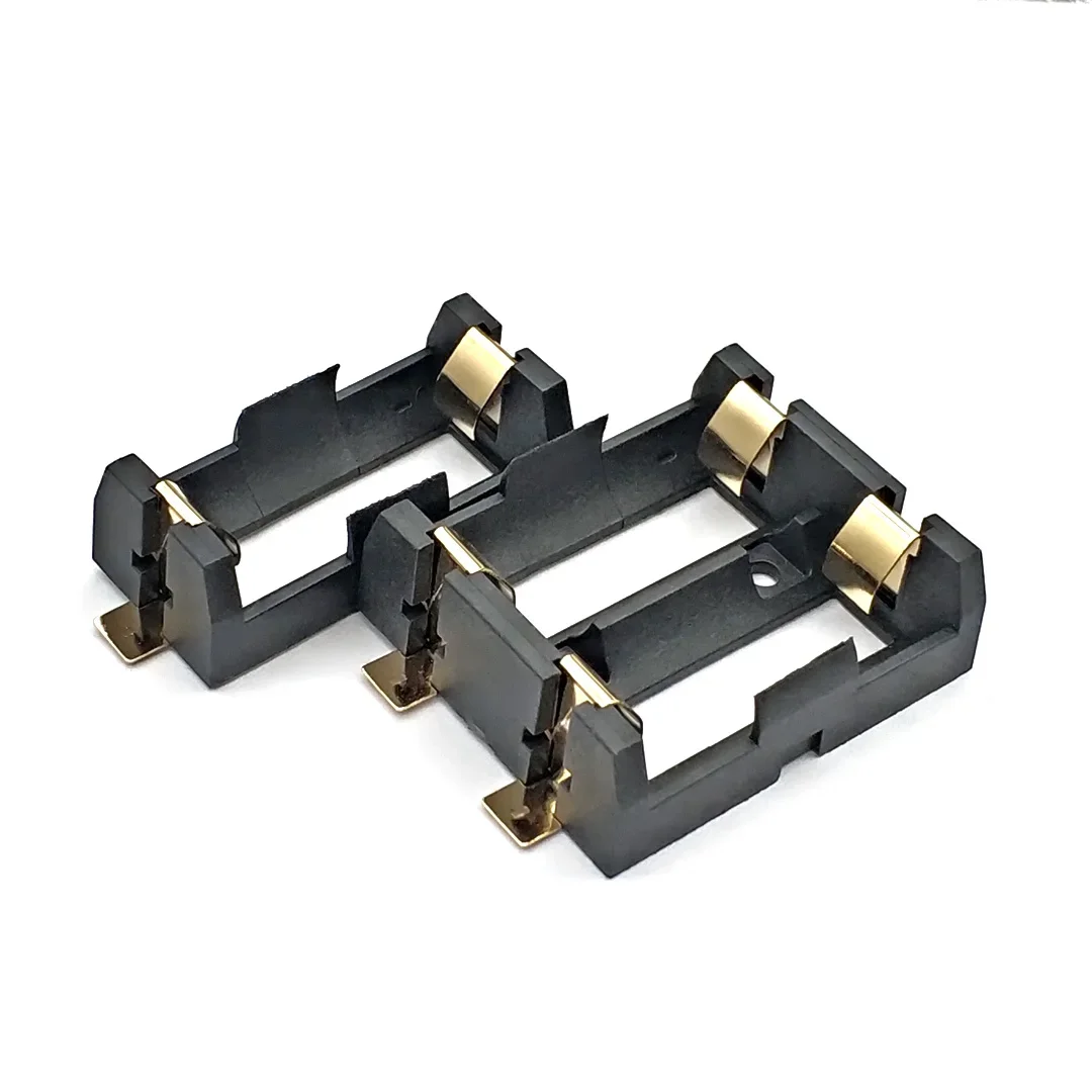 1S 2S 18350 Battery Holder Smd Smt Batteries Case Storage Box With Bronze Pins 1 2 Slot 18350 Rechargeable Battery Shell