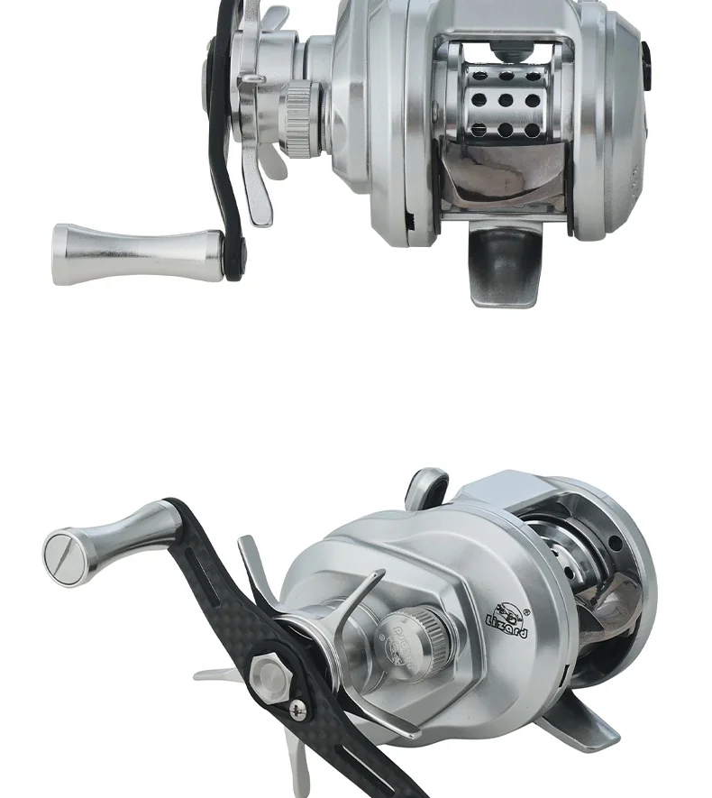 Lizard Fishing BOKI DC runde Baitcast-Rolle mit elektronischer Bremse, Micro-Casting, rostbeständig, Baitcast Angelrolle für Bäche – Detail 29
