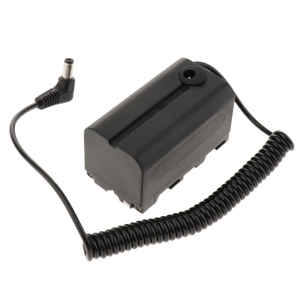 DC Coupler for NP- Battery NP-F970 for Camcorder And LED Indicators