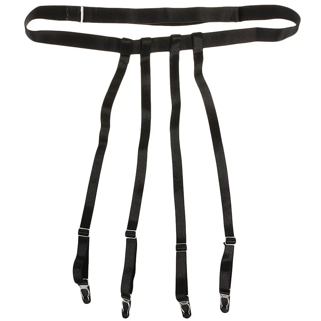 Women’s Nylon Garter Belt Adjustable Suspender Sexy Accessories for Punk Festival Cosplay Stage Performance