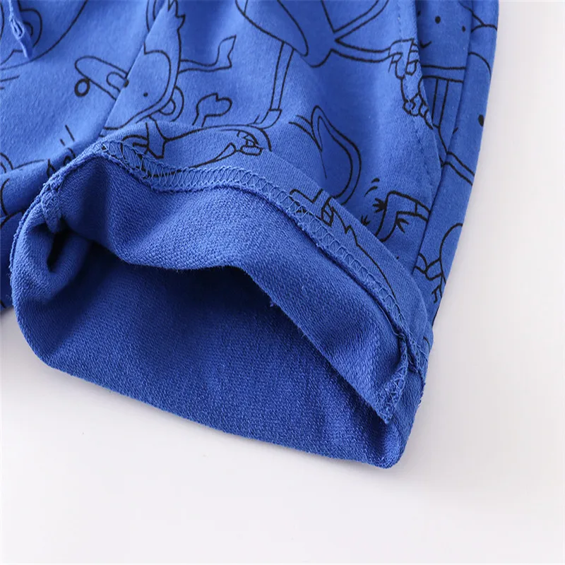 Jumping Meters estate pantaloncini per bambini scimmie stampa vendita calda coulisse pantaloni per bambini pantaloni animali pantaloni