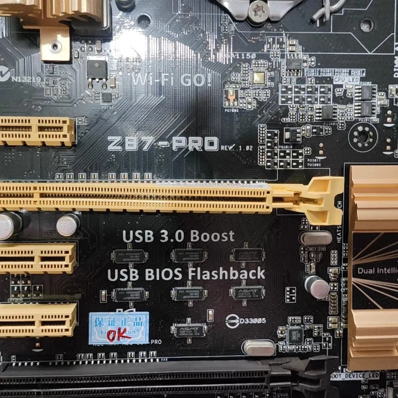 

Z87-PRO ATX Desktop Motherboard LGA1150 With USB3.0 HDMI Port Support 4th Gen Intel Core DDR3 RAM Computer Mainboard for ASUS