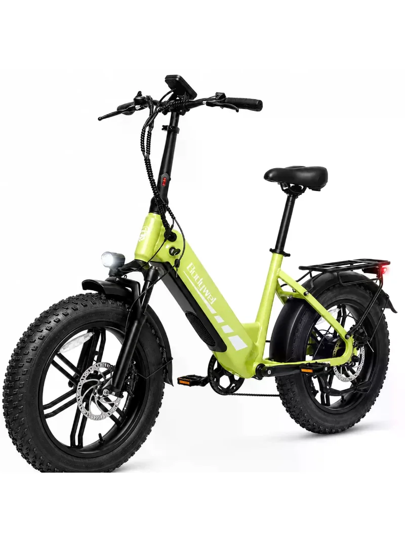 Bodywel F20Pro Elektrofahrräder für Erwachsene, 20x4,0” All-Terrain E-Bike, 48V 20Ah Batterie, 7 Gänge, einstellbare Federung, Doppelscheibenbremsen