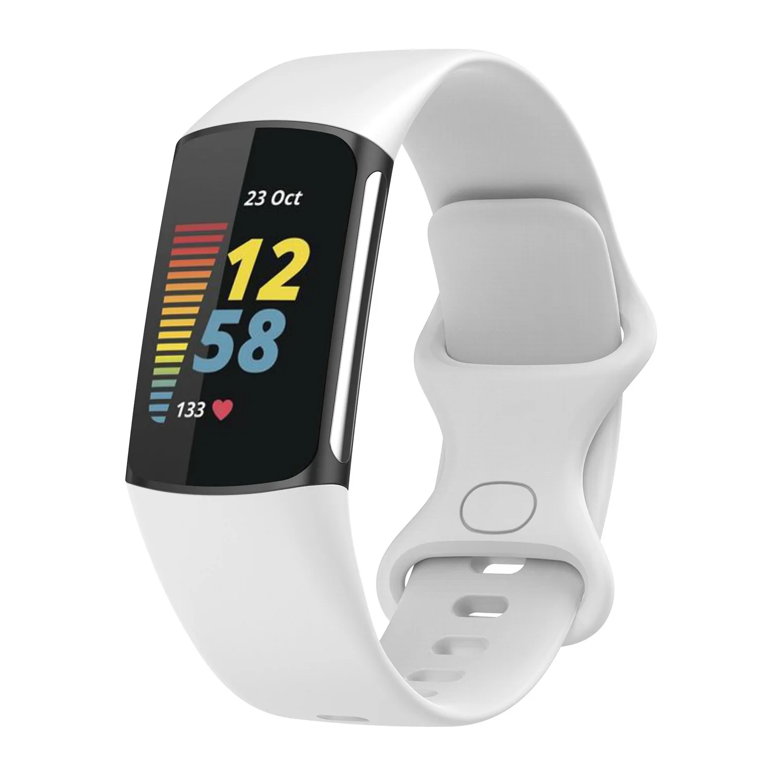 Silicone Strap For Fitbit Charge 6 band Accessories official soft Replacement wristband Sport Bracelet for Fitbit Charge 5 bands