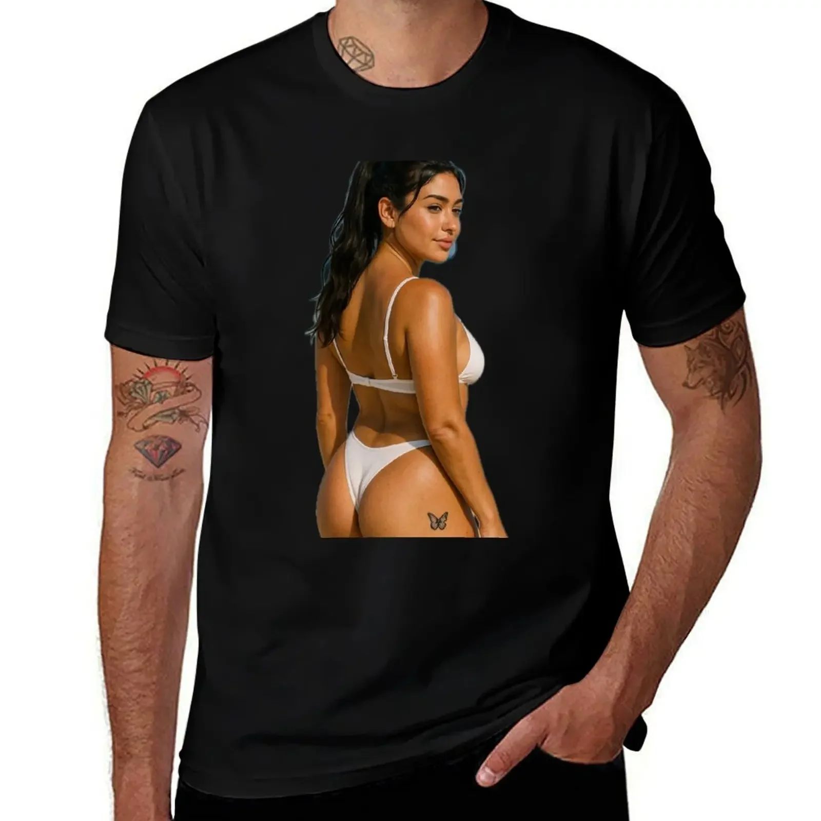 

Butterfly Bikini – Summer Confidence Cutout T-Shirt cute tops Aesthetic clothing croswit shirt man mens white t shirts