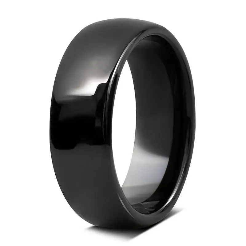 Chip inteligente RFID resistente al agua de alta calidad, anillo negro NFC, 13,56 Mhz, aplicación CUID Android, etiqueta regrabable MCT, insignia IC, copia de llave clonada