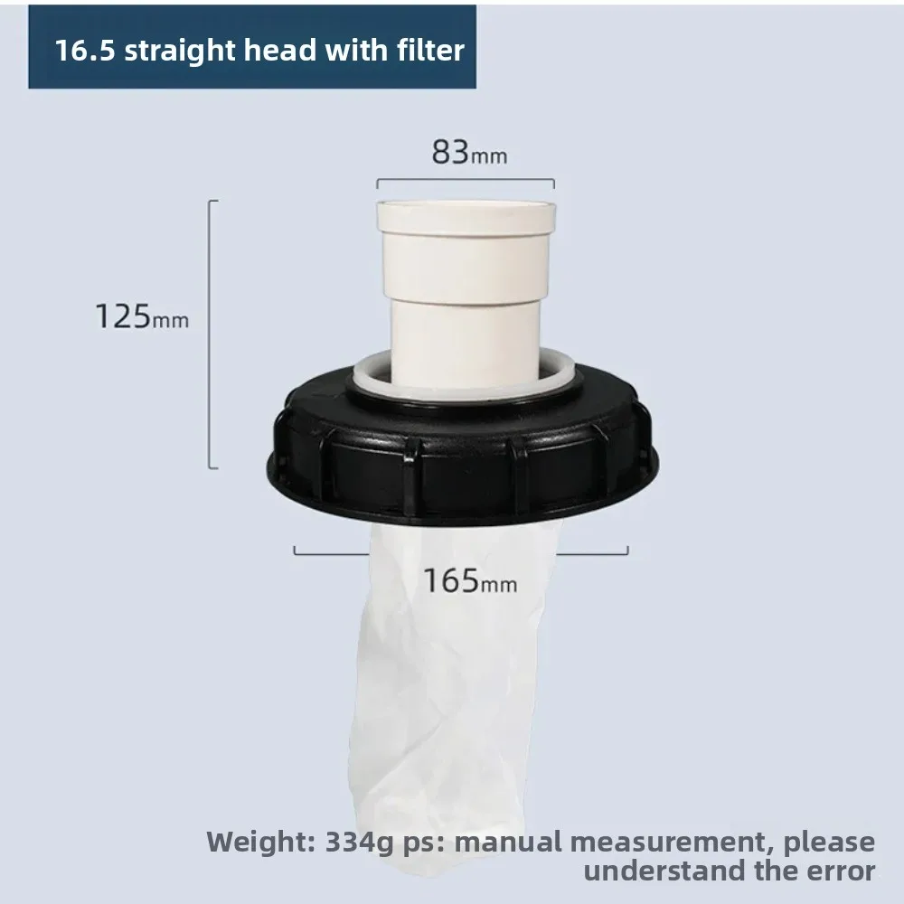 IBC Tank Lid Filter IBC Tote Fittings Set 4590 Elbow Bag Accessories Tote Fittings For Indoor Water Tote Hose Adapter