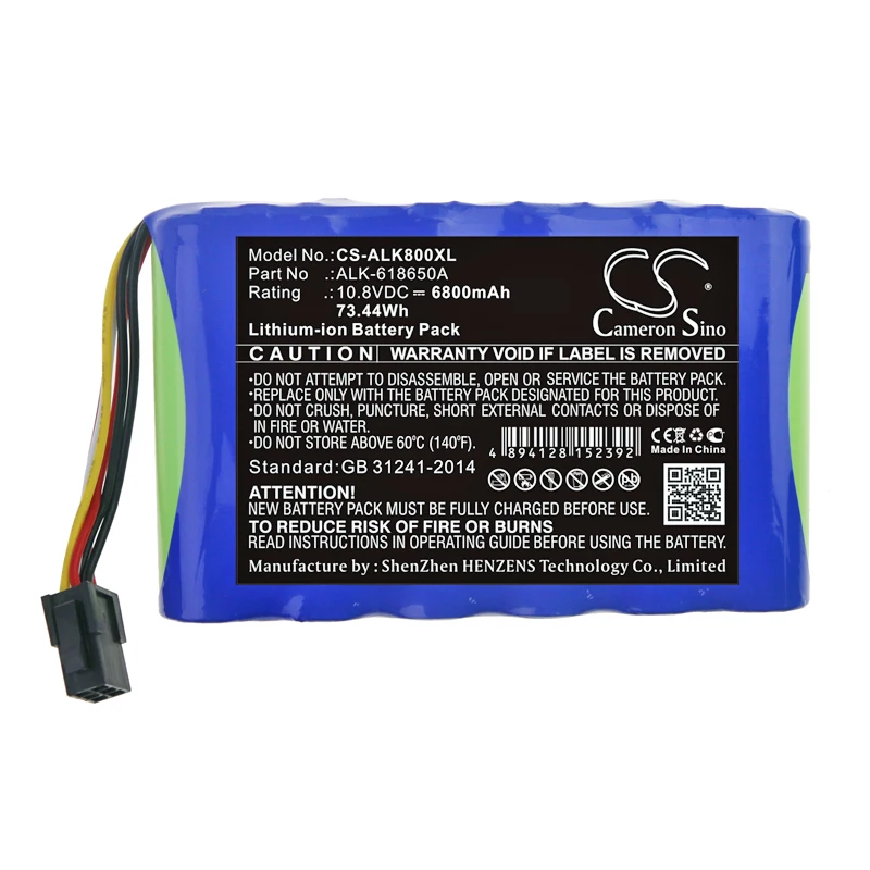 

Cameron Sino 6800mAh Battery For Eloik ALK-80 ALK-88 ALK-88A HH-88 ALK-618650A