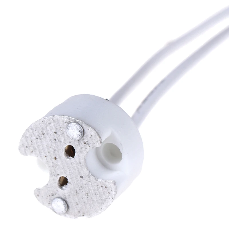 1/5/10pcs MR16 GU5.3 presa di base connettore del cavo lampada a led supporto in ceramica