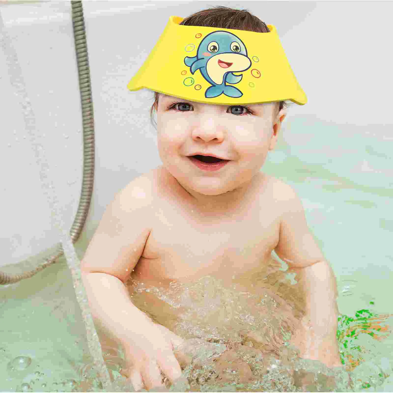 2 Pcs Shampoo Cap Shower for Kids Caps Toddler Beach Hat Sun Hats Baby Bath Visor