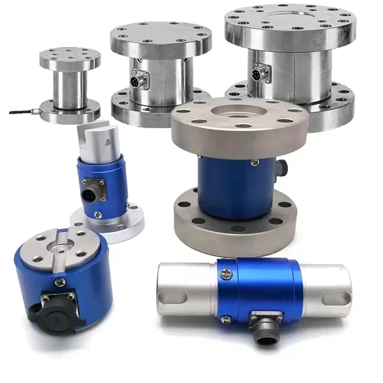 

5000NM Large range static torque sensor Double flange Torque measuring device dynamic for non-continuous rotation torque