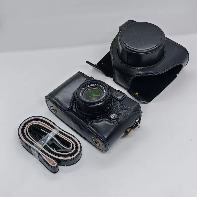 Jifilm-革製のハードカバー,保護カバー,Fuji x10 x20 finepix