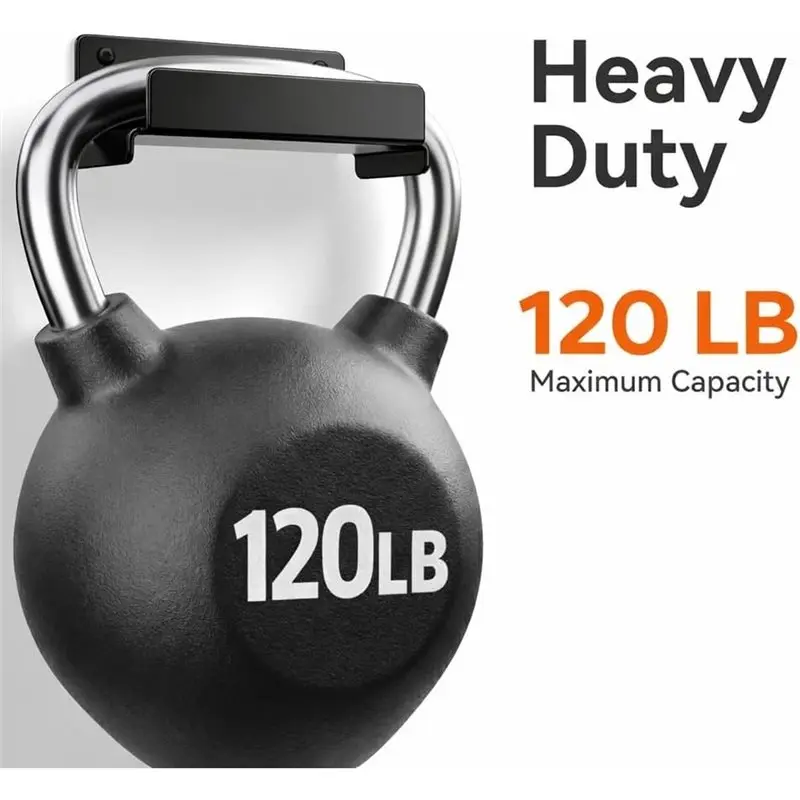 M11K-Heavy Duty For Ladders, Chairs& Patio Furniture Compatible 4-Pack Wall Mount Storage Hanger Luggage Hooks For Garage Wall