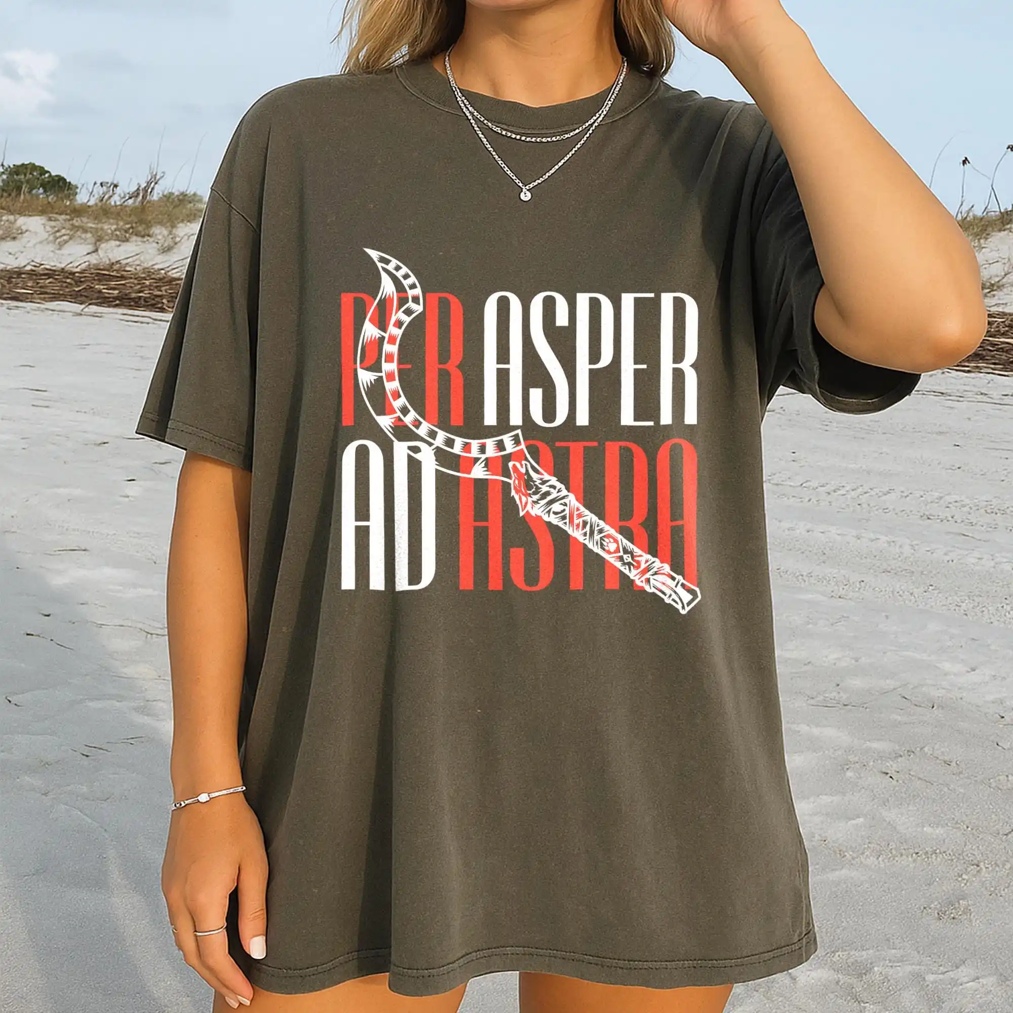 Red Rising, Per Aspera Ad Astra, Comfort Colors shirt, Hail Reaper, Darrow, Howler,  Sevro, Book Lover Gift