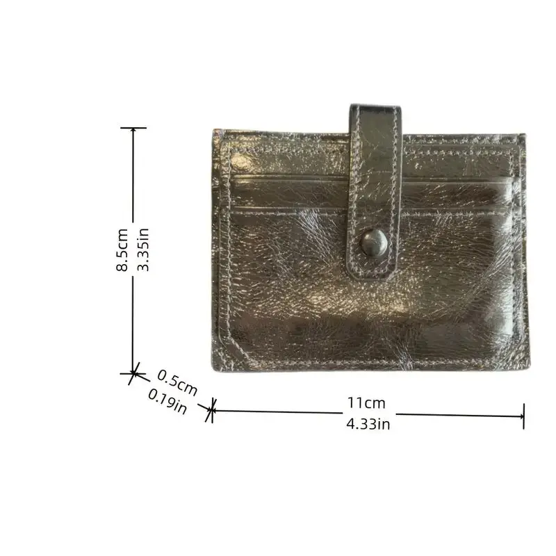 Tempat Kartu Kulit Asli Asli untuk Wanita, Tipis, Kompak, Indah dan Kelas Atas, Tempat Kartu Kulit Asli Baru 2025