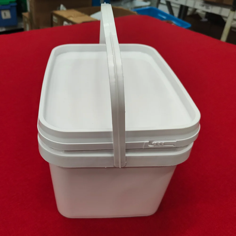 Paint Bucket Plastic With Handle Favor Containers Empty Pigment Storage Holder Lid Color Mixing Food Lids