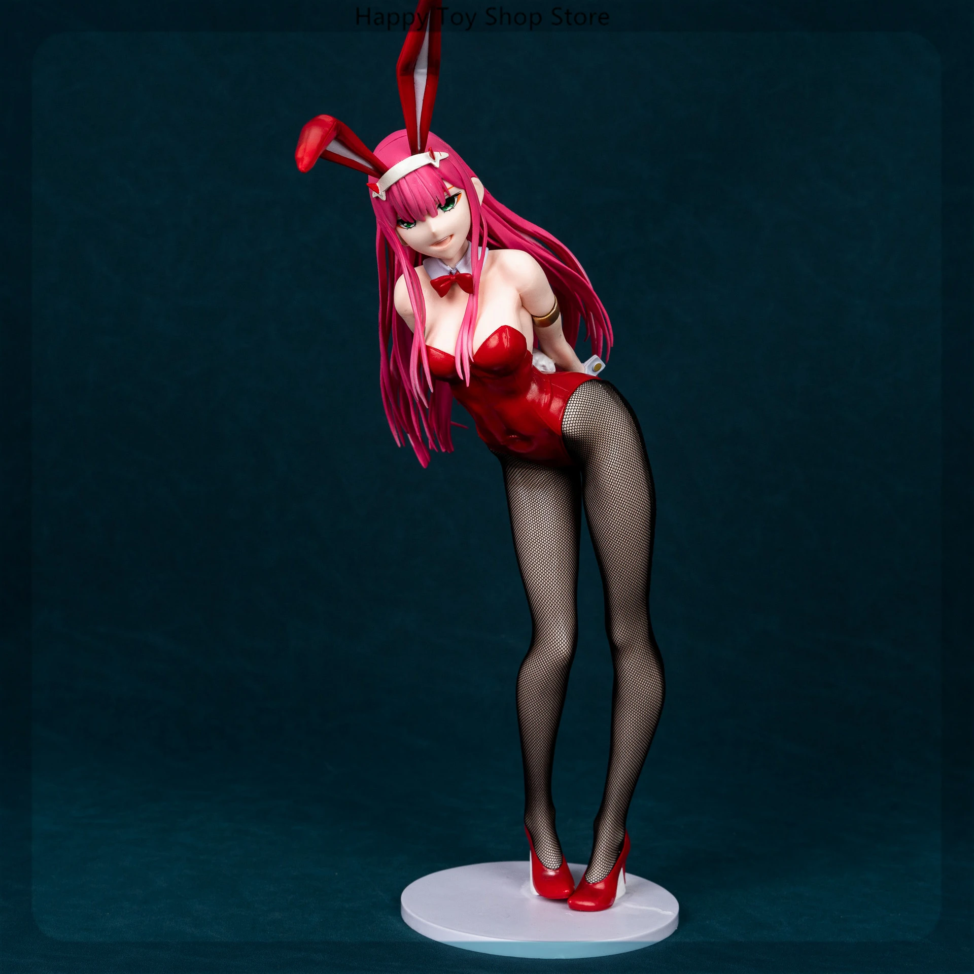 43cm Darling In The Franxx 02 Bunny Girl Anime Girls Figure Model Statue Boys Collection Desktop Decoration Ornament Toys Gifts