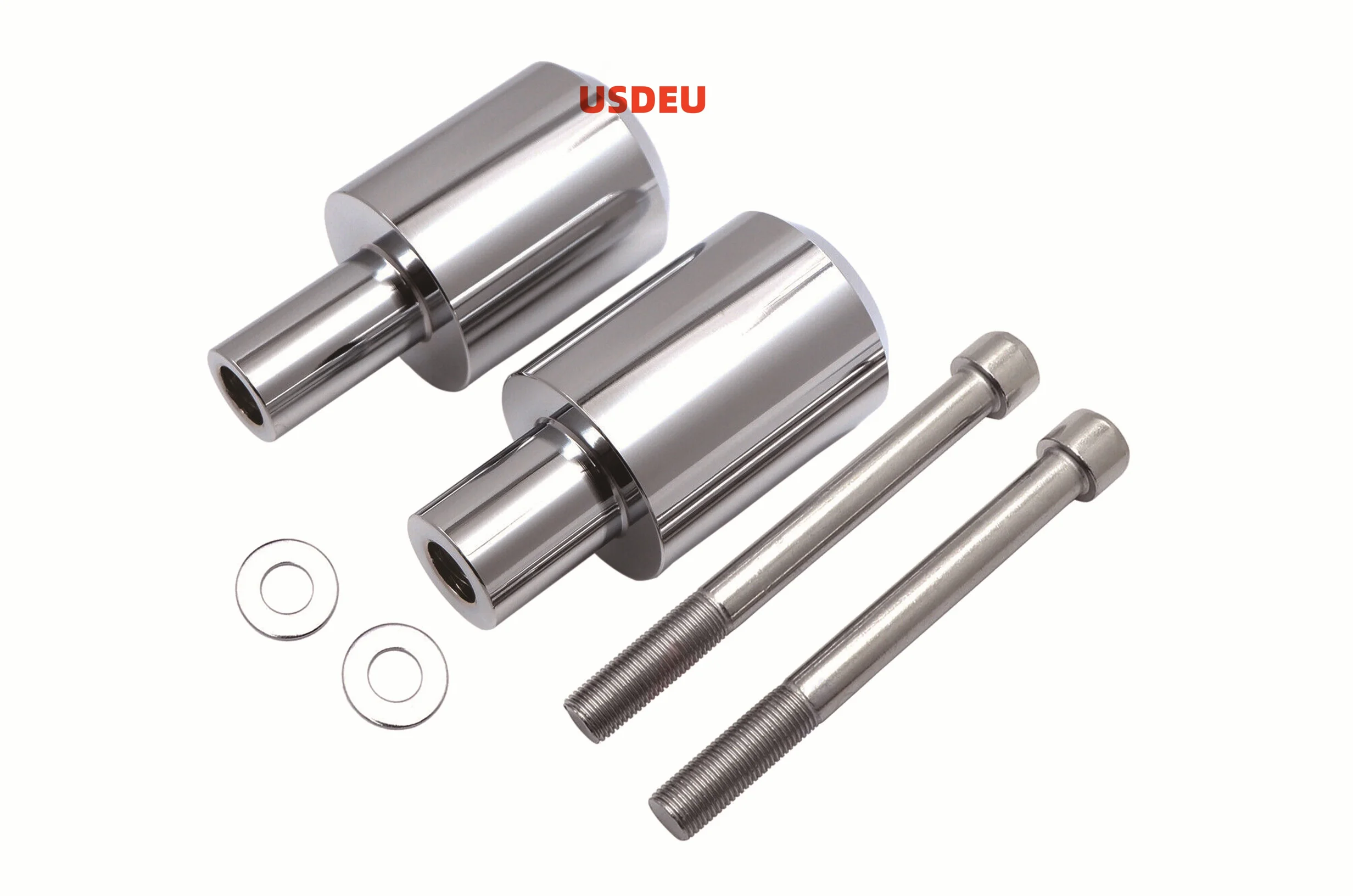 USDEU Motorcycle Frame Sliders Chrome For Honda CBR 600RR 2003-2006