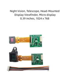 Thermal Night Vision Telescope Viewfinder 0.39 inch Miniature Head-mounted Display 1024X768