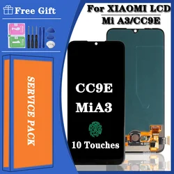 Super AMOLED Display Für Xiaomi Mi CC9E LCD Display Touchscreen Digitizer Montage Für Xiaomi Mi A3 MiA3 Lcd Mit rahmen