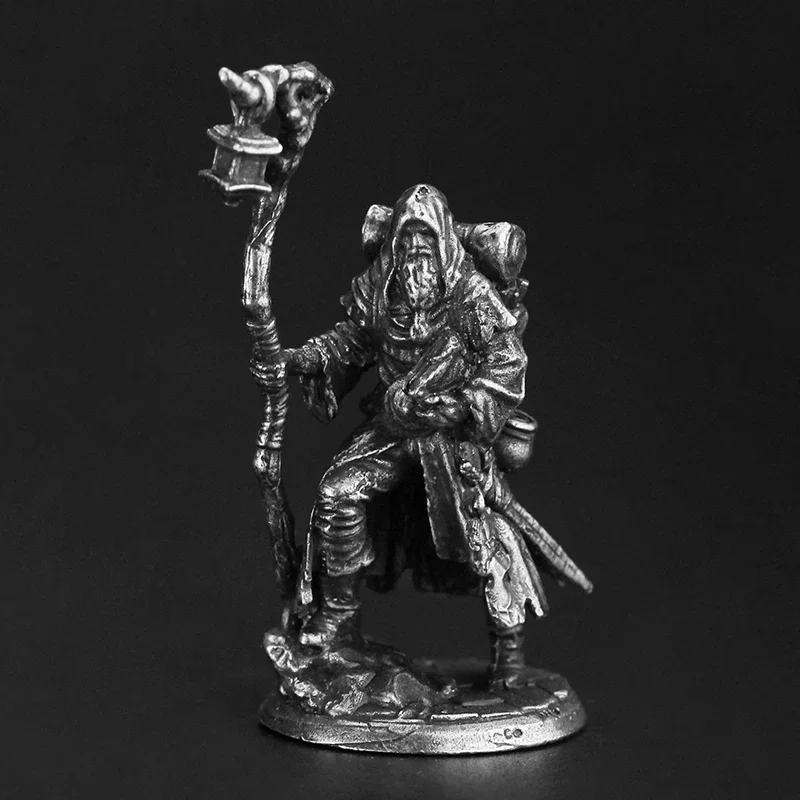 금속 흰색 구리 군인 액션 피규어 모델 보드 게임 미니어처 장식 액세서리 조각 크리 에이 티브 장난감 선물 데스크탑 장식