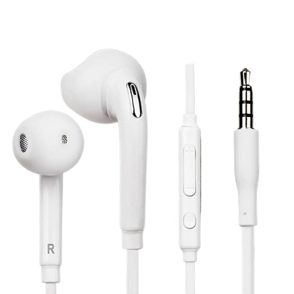 Wired Earphone Support Microphone Stereo Bass In-ear Wired Control Earbud Audio Accessories for Android/Apple Phone