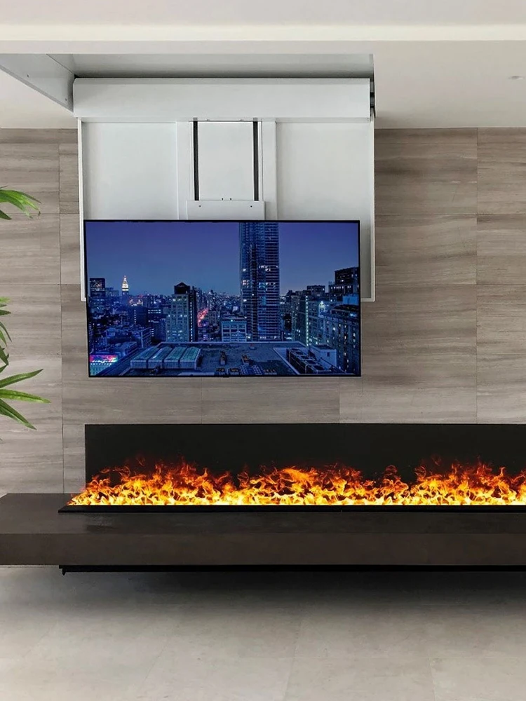 Inno-Fire 72 inch   Water Vapour Fireplace 3d misty casette fire place