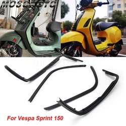 Scooter Motorcycle Upper Lining Shield Sidebar for Sprint150 SPRINT 150 Black Bottom Trim Strip Pedal Side Covering Cover Guards