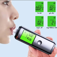 Breathalyzer Rechargeable | Professional-Grade Accuracy Portable Breath Alcohol Tester for Personal & Professional Use Pro