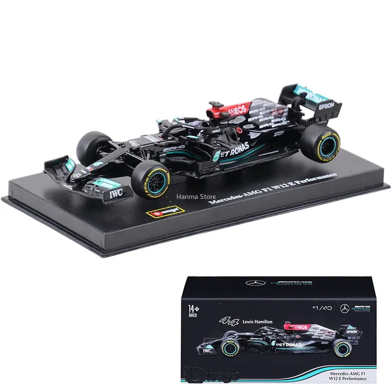 Burago-パイロットスタイルのオートバイ用ヘルメット,2022レッドブルrb18 # 1max verstappen #11 serio ez合金モデル,ダイキャスティングカー,1:43